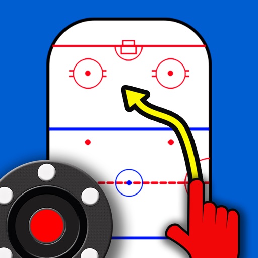 Hockey coaching board icon