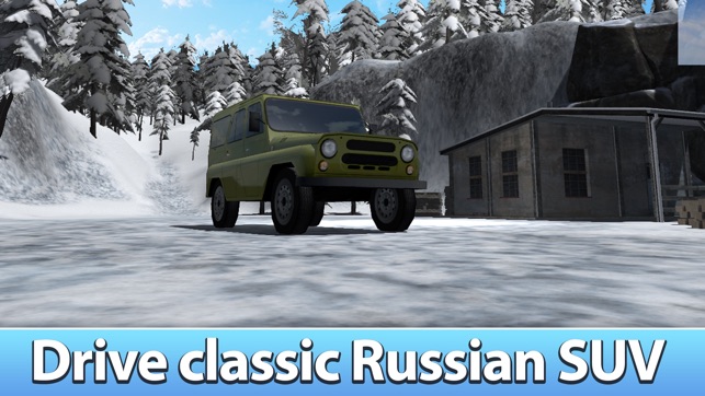 Winter Offroad UAZ Simulator 3D - Drive the Russian truck!(圖4)-速報App