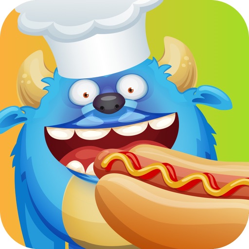 Monster Chef - Baking and cooking with cute monsters - Preschool Academy educational game for children Icon