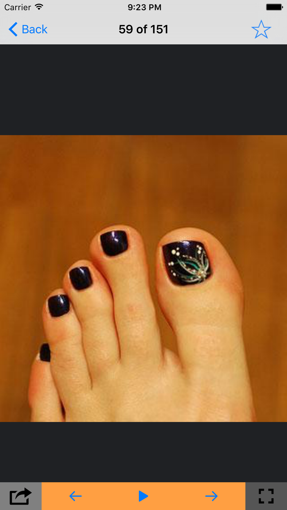 Prettiest toes contest