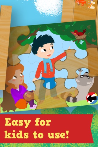 Kids Season Puzzles: Animated Spring, Summer, Fall and Winter Wooden Jigsaw Puzzle Games for Toddler and Preschool Boys and Girls - Education Edition screenshot 3
