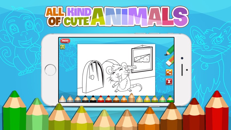 AniPaint - Coloring Animals with Sparks for Kids