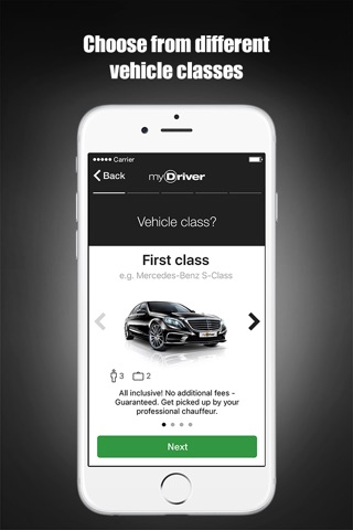 mydriver Chauffeurservice screenshot 3