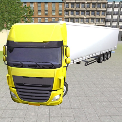 Supply Truck Driver 3D Icon