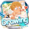Drawing Desk Cute Angels : Draw and Paint  Coloring Books Edition Free