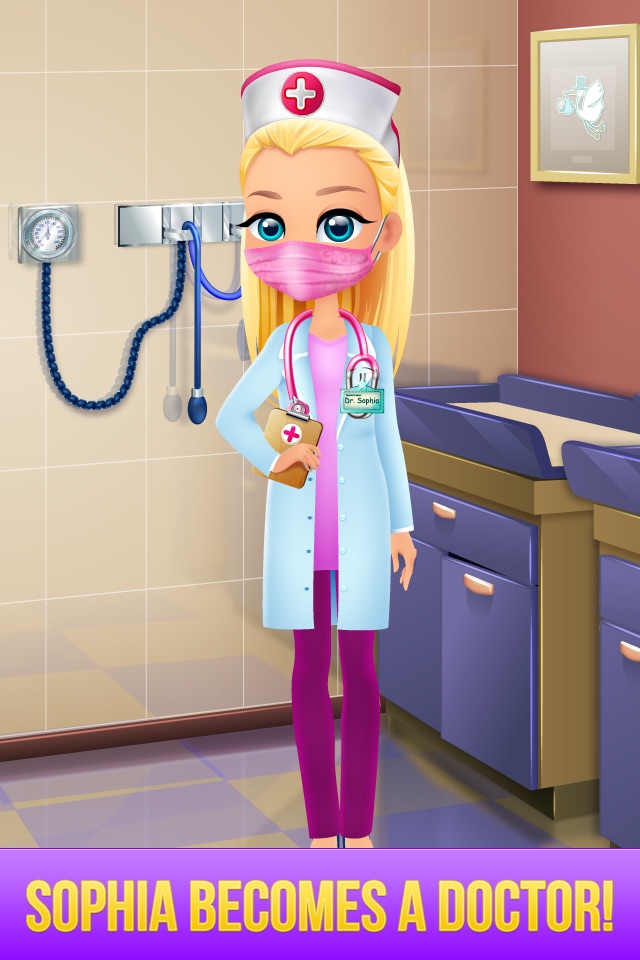 Sophia Grows Up - Makeup, Makeover, Dressup Story screenshot 4