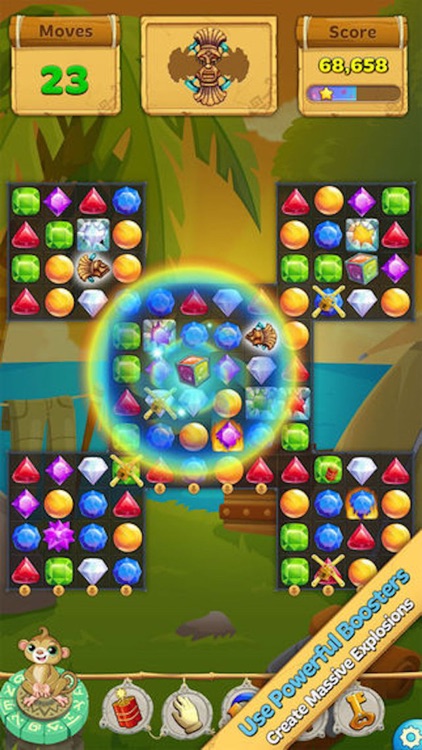 Jewel Quest Mania - 3 match additive puzzle splash crunch game screenshot-4