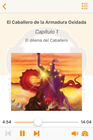 El Caballero de la Armadura Oxidada. Audiolibro screenshot 2