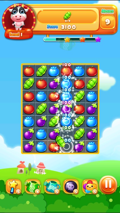 Garden Fun- 3 Match Saga Games Jelly of Crush Blast Soda