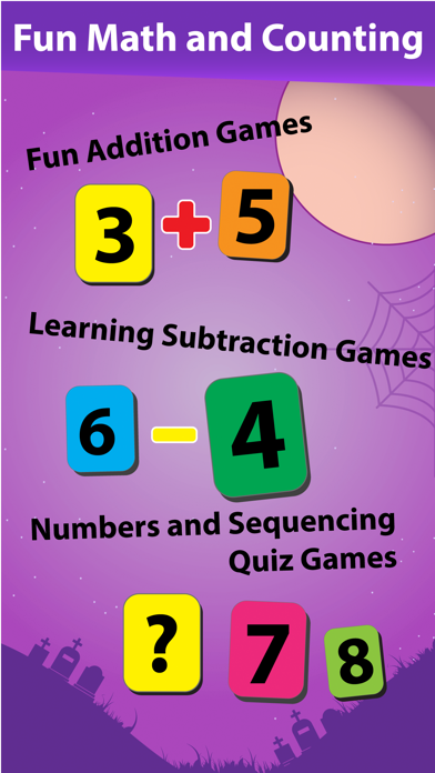 How to cancel & delete 133 Fun Halloween Teach and Learn Basic Math Games for Pre-k from iphone & ipad 2