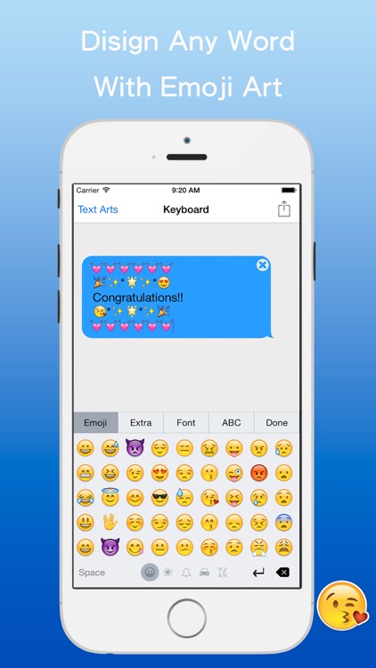 BitEmoji - Free Extra animated emojis icons & Emoticons stickers Art & Cool fonts text keyboard screenshot-3