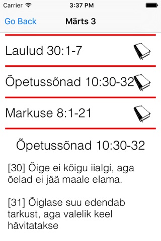 Estonian Bible screenshot 4