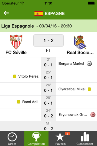 Scores en direct - BUTenLIVE screenshot 3