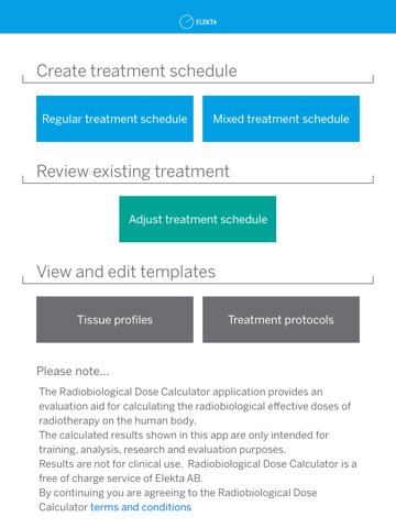 Radiobiological Dose Calculator from Elekta screenshot 2