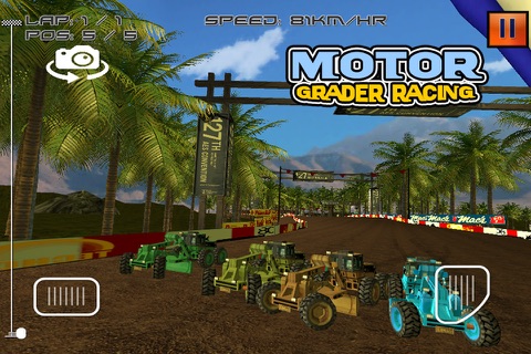Motor Grader Racing screenshot 2