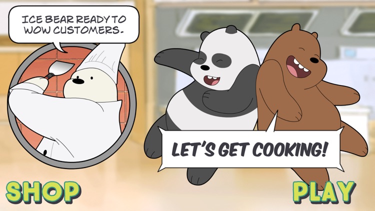 Stirfry Stunts – We Bare Bears Cooking Game Starring Chef Ice Bear screenshot-0
