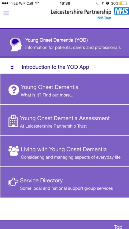 Young Onset Dementia (YOD)