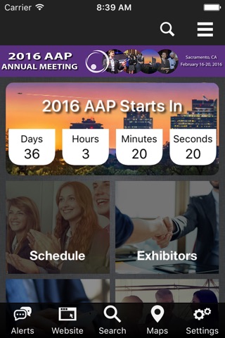 2016 AAP Annual Meeting screenshot 2
