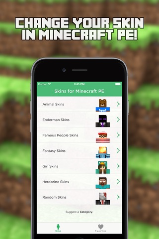 PE Skins for Minecraft (Skins for Minecraft Pocket Edition) screenshot 4