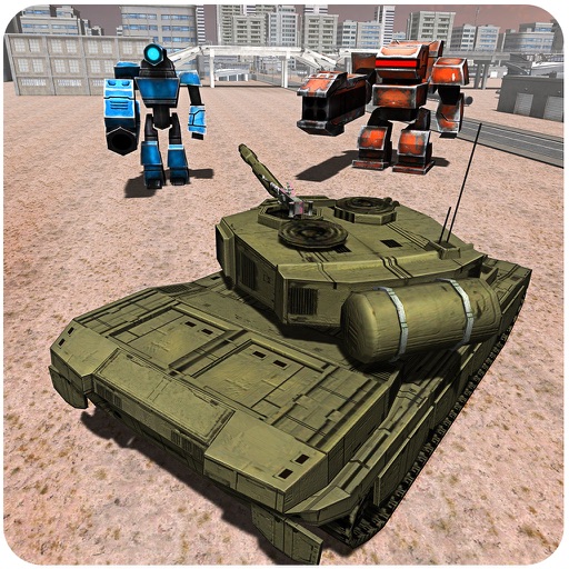 Robot Army Warfare 3D – Modern World Battle Tanks against the Enemy War Robots Icon