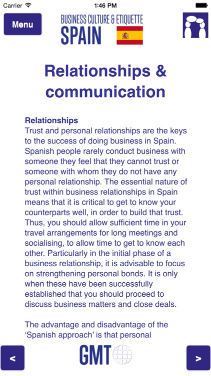 Business culture & etiquette Spain