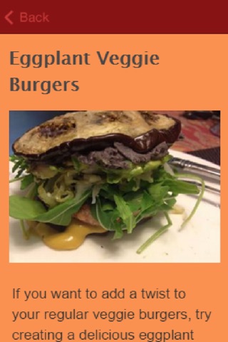 Veggie Burger Recipes screenshot 2