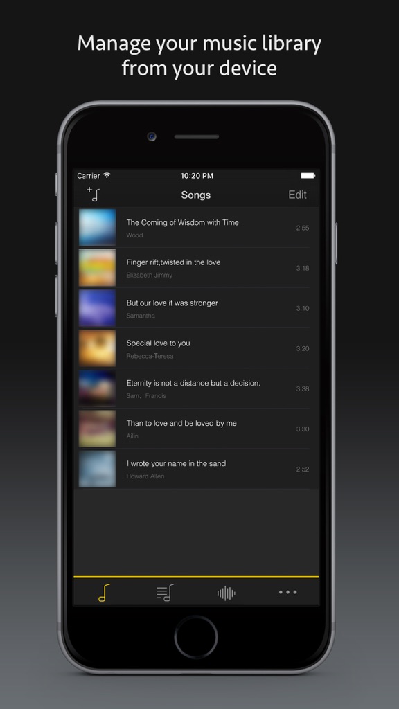 【图】Free Music Player & Manager & Synchronizer – Syncing music without USB cord(截图3)