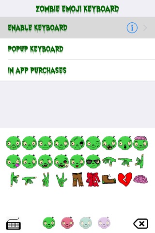 Zombie Emoji Keyboardのおすすめ画像1