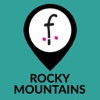 Rocky Mountains - Road trip reisgids met offline kaarten van Favoroute