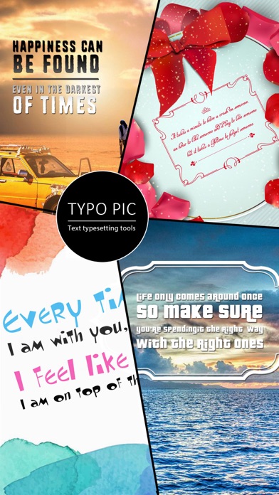 TYPO PIC - TYPOGRAPHY PHOTO EDITOR TO WRITE CREATIVE CAPTION TEXTS &AMP; DESIGN 3D COOL FONTS 1.0 IOS