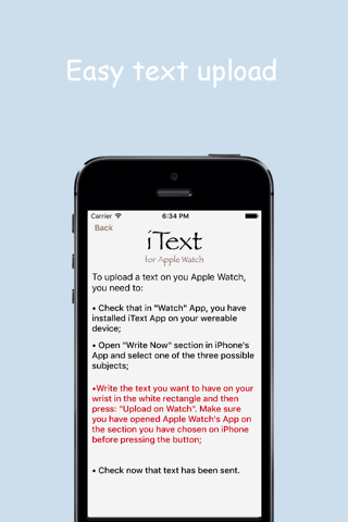 iText for Apple Watch screenshot 4