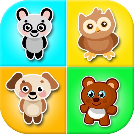 Animal Match Puzzle For Kids And Toddler Icon