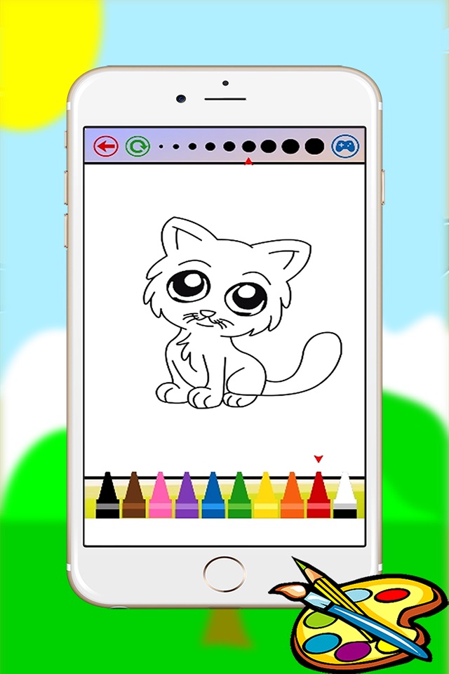 Coloring Book The Cat For kids of all ages screenshot 3