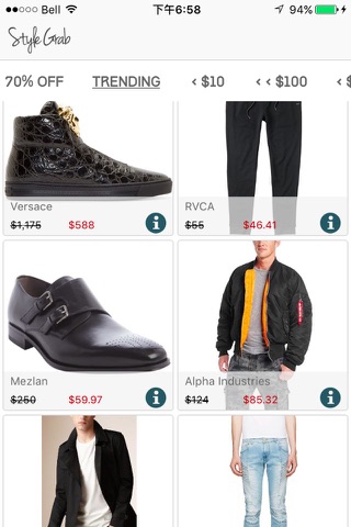 StyleGrab - Shop Style Deals from your Favorite Fashion Designers and Stores screenshot 2