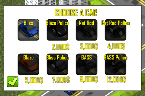 Zig-Zag Nitro Car -  Speed Fast Run to Escape from Furious Road Game screenshot 3