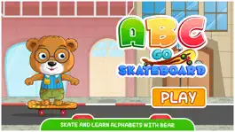 Game screenshot ABC Go Skateboard with Bear Free - Alphabets learning game for preschoolers and kids mod apk