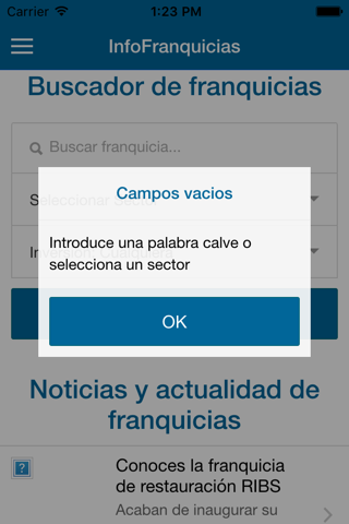 Infofranquicias screenshot 3