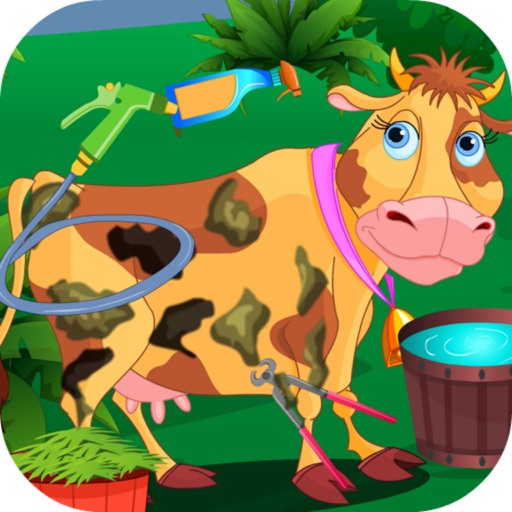 My Lovely Cow Care - Cute Pets Clean Up And Care Icon