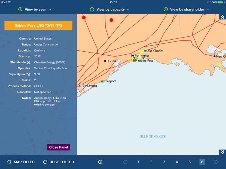 PE LNG Map