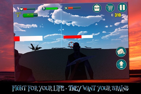 Zombie Tropic Island Survival Simulator Full screenshot 4