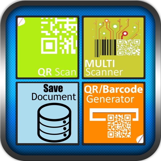 Fast and easy Barcode Scanner and QR Code Reader & Generator with various types of barcode and qr code . Icon