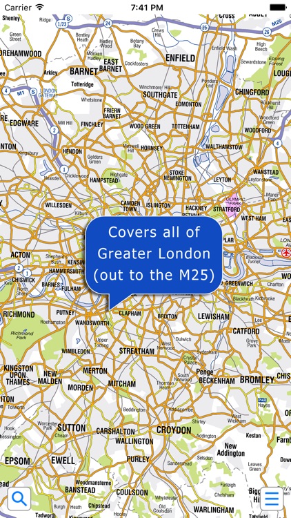 Greater London A-Z Street Map by Visual IT Ltd