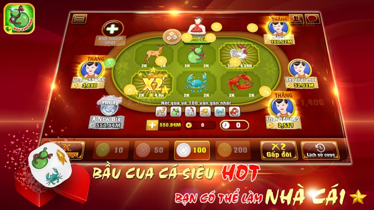 Bầu Cua Tôm Cá BigBang: Game Xóc Đĩa Đổi Thưởng Online, Bau Cua Tom Ca, Hươu, Gà