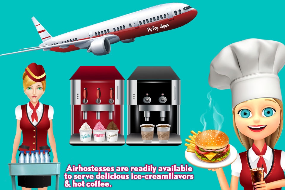 Airplane Kitchen Fever Cooking screenshot 2