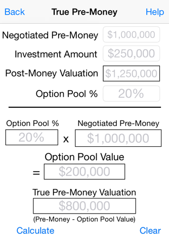 Founder's Pocket App: Startup Valuation screenshot 4