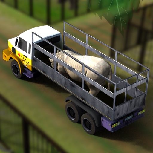 Wild Animal Transporter Truck Simulator: Real Zoo and Farm animals transport game Icon