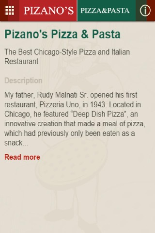 Pizano's Pizza & Pasta screenshot 2