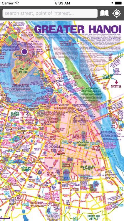 Map of Hanoi