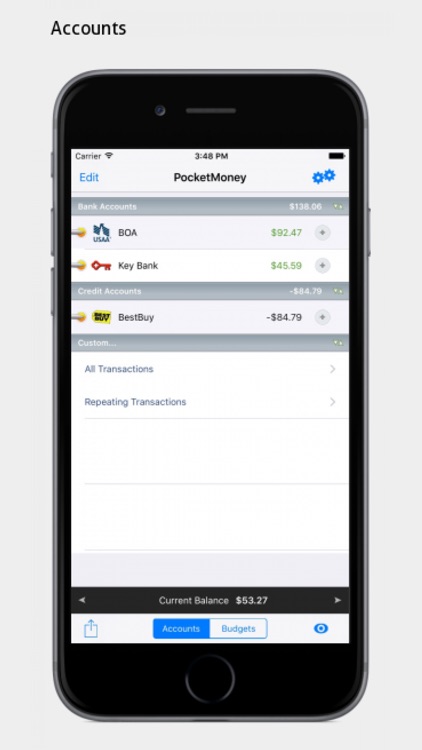 PocketMoney LITE - Checkbook