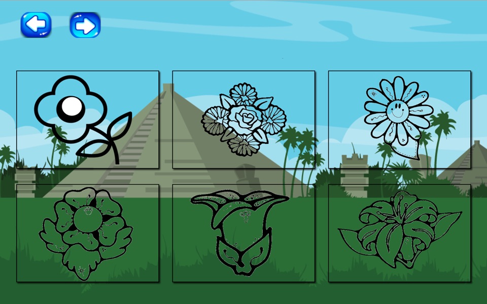 Coloring book flowers for kids screenshot 3